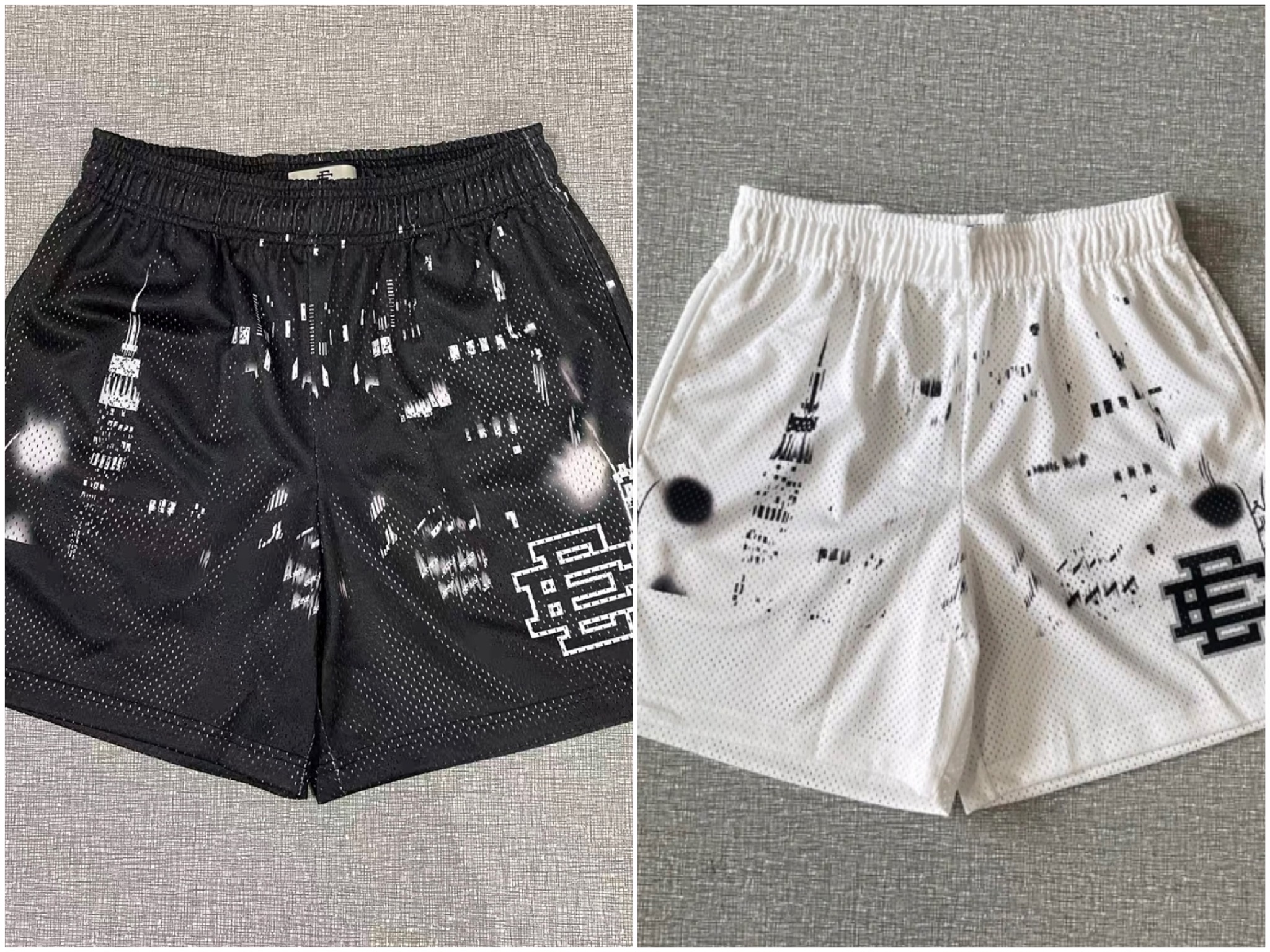 Best Replica New Version 1:1 quality Eric Emanuel urban scenery shorts - Colareps