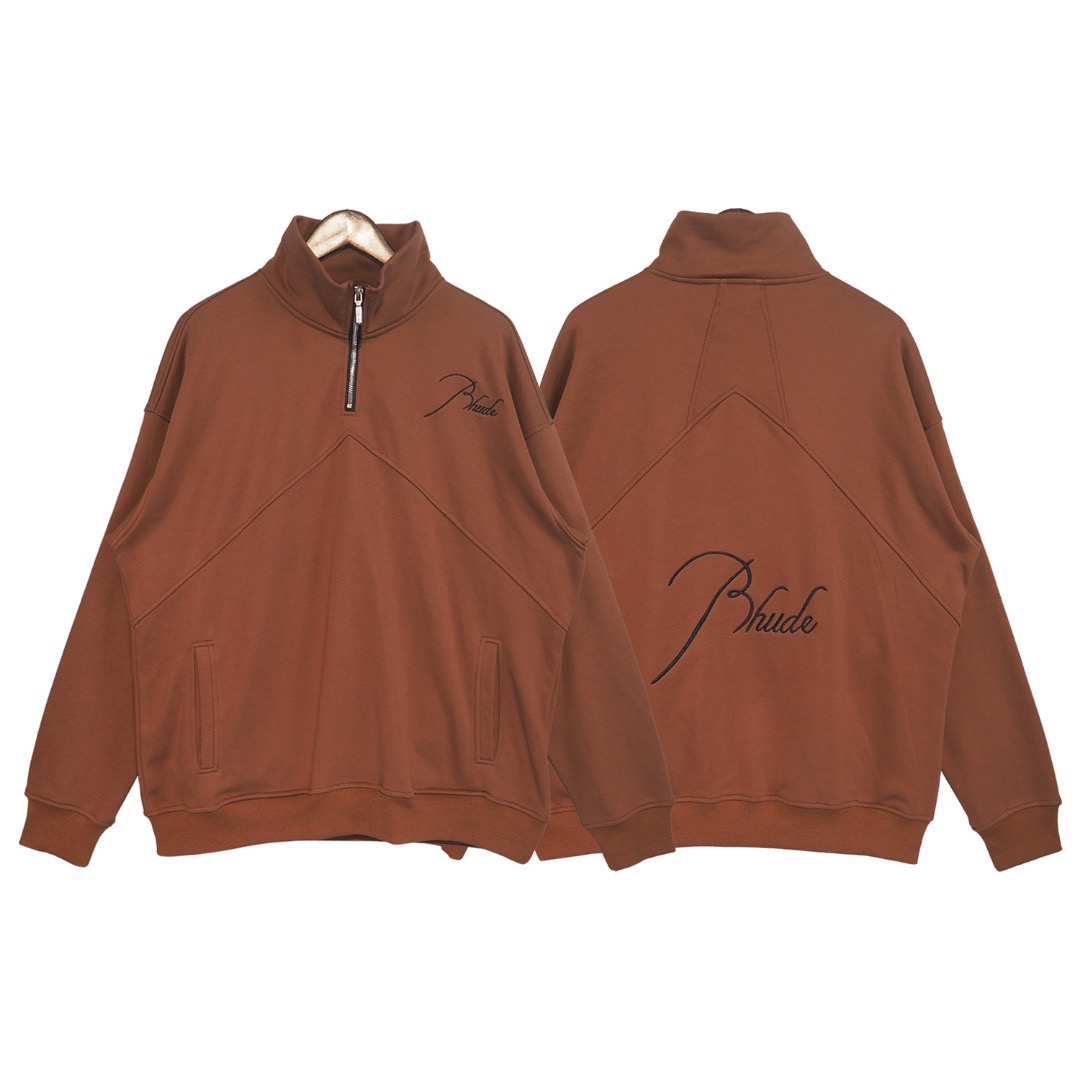 Best Replica Rhude Replica Small embroidered logo sports jacket & pants- - Colareps