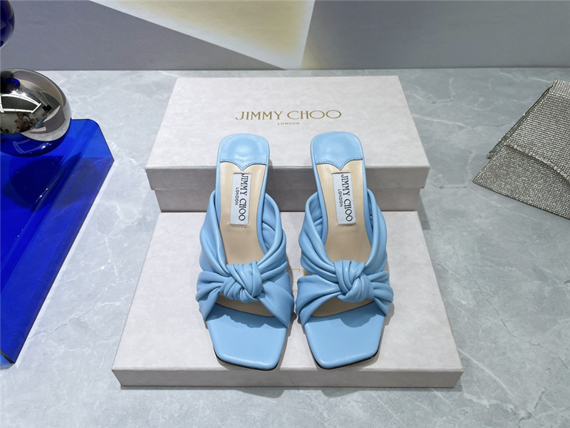 Best Replica jimmy choo bow heels dupe square toe bow sandals - Colareps