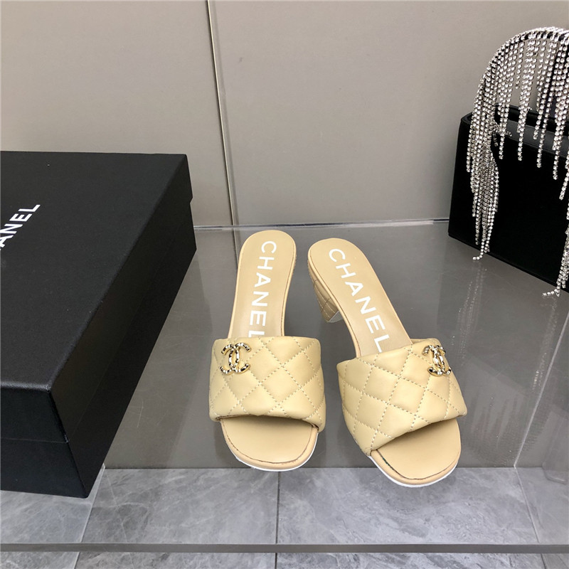 Best Replica chanel classic C buckle slippers - Colareps