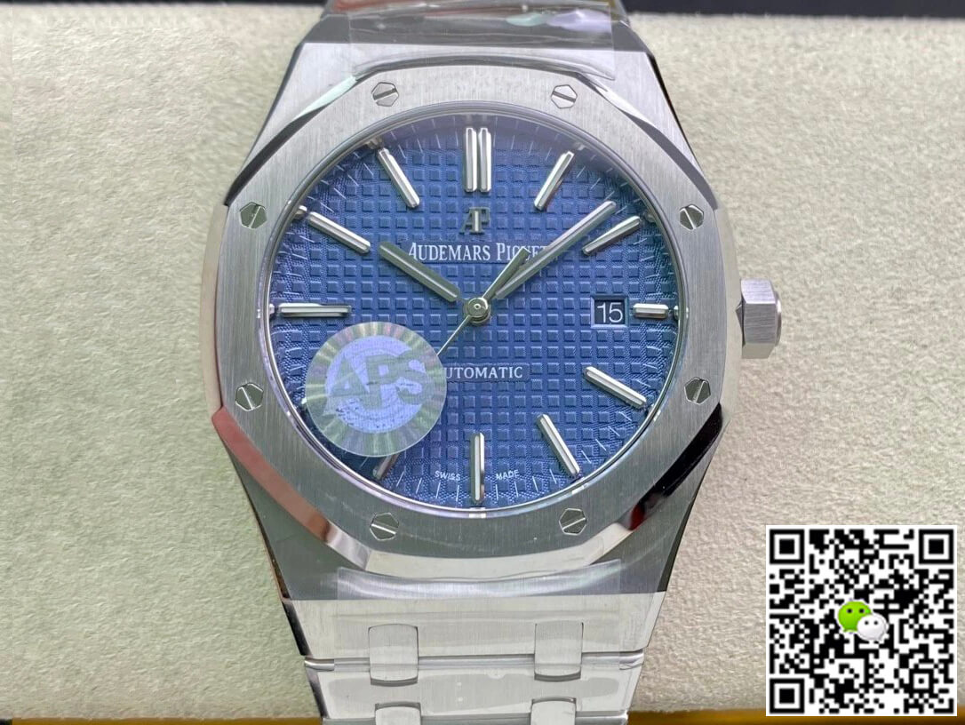 Best Replica Replica Audemars Piguet Royal Oak 15400ST.OO.1220ST.03 1:1 Best Edition APS Factory Blue Dial - Colareps
