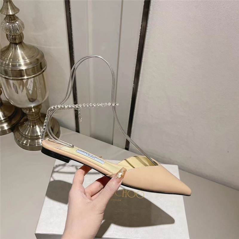 Best Replica Jimmy Choo spring and summer crystal chain pumps - Colareps