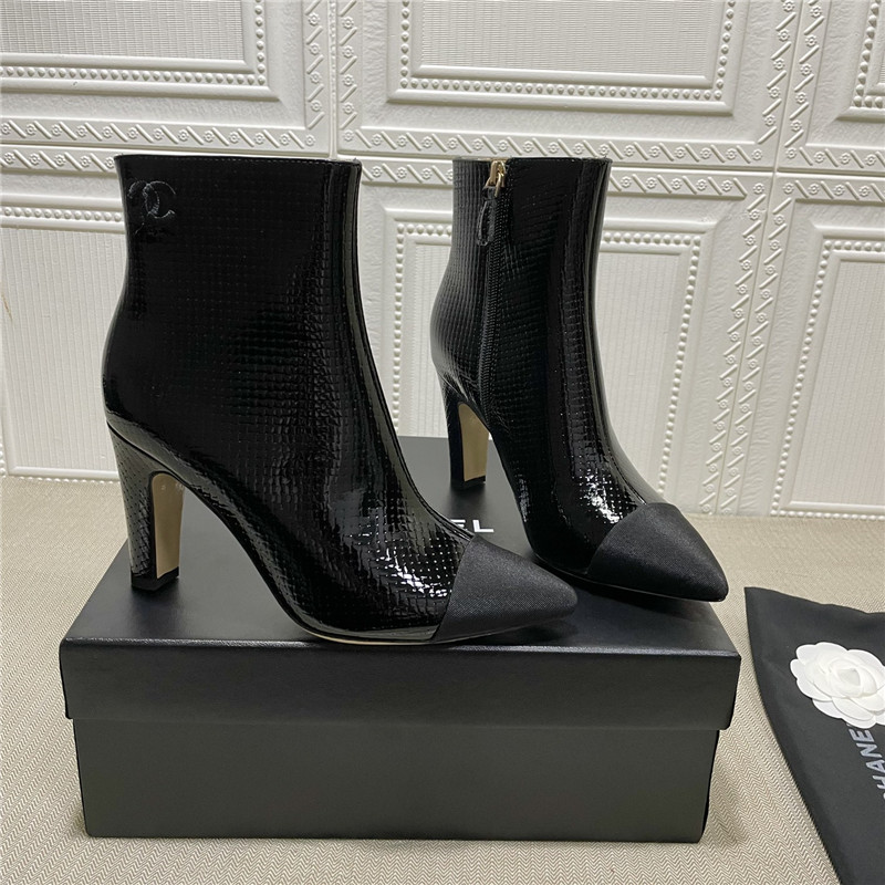 Best Replica chanel high-heeled ankle boots - Colareps