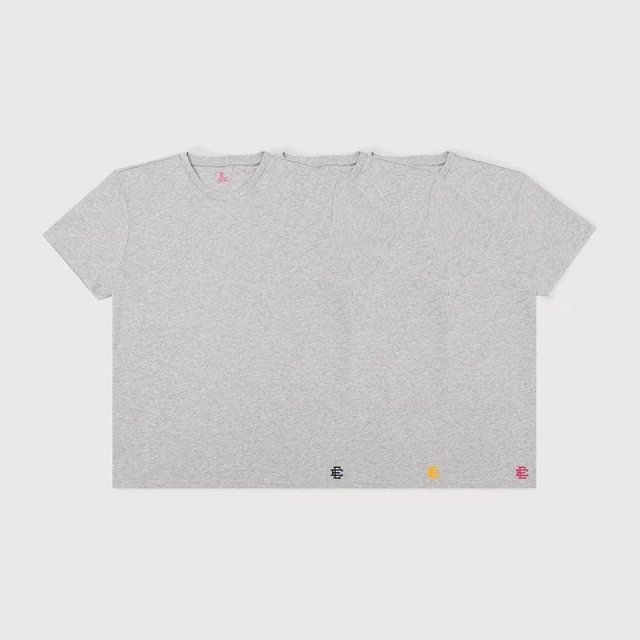 Best Replica Eric Emanuel small logo basic style tee black grey - Colareps