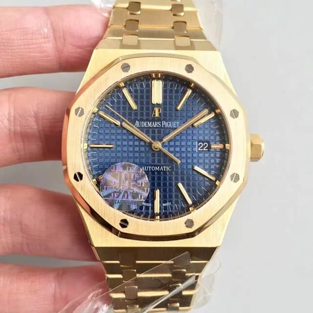 Best Replica Replica Audemars Piguet Royal Oak 15400OR 1:1 Best Edition JF Factory Blue Dial - Colareps