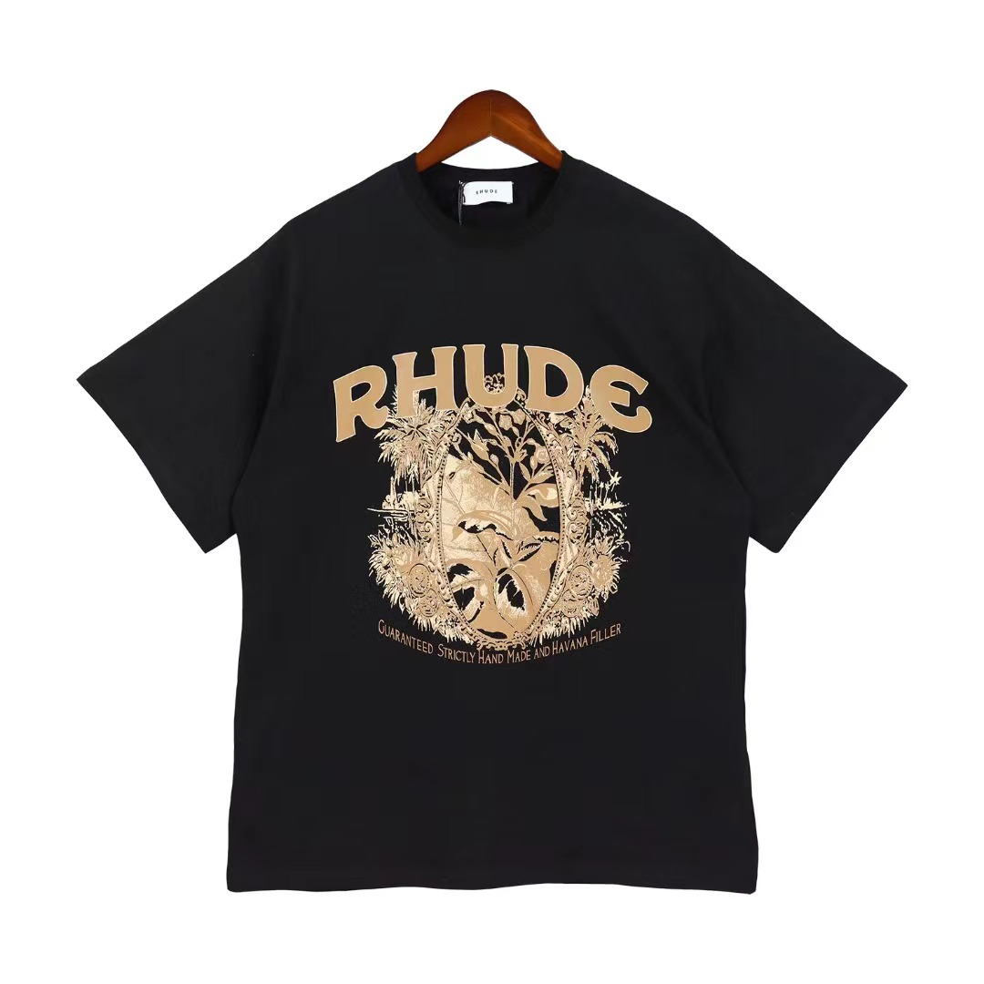 Best Replica Botanical letter print round neck tee - Colareps