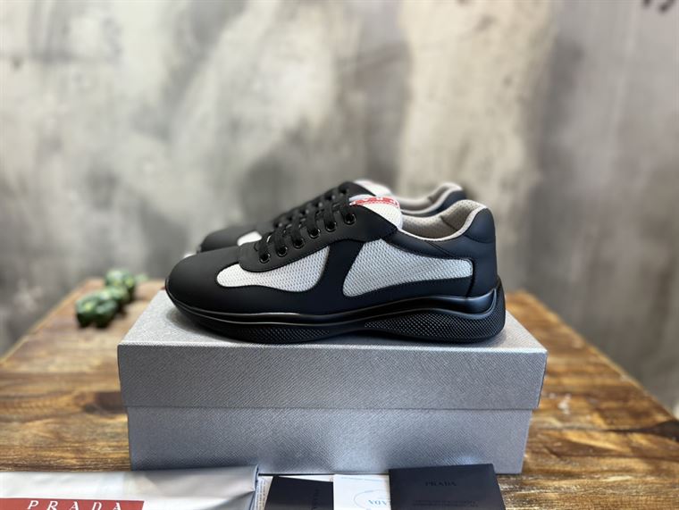 Best Replica PRADA AMERICA S CUP SOFT RUBBER AND BIKE FABRIC SNEAKERS   PRS045 - Colareps