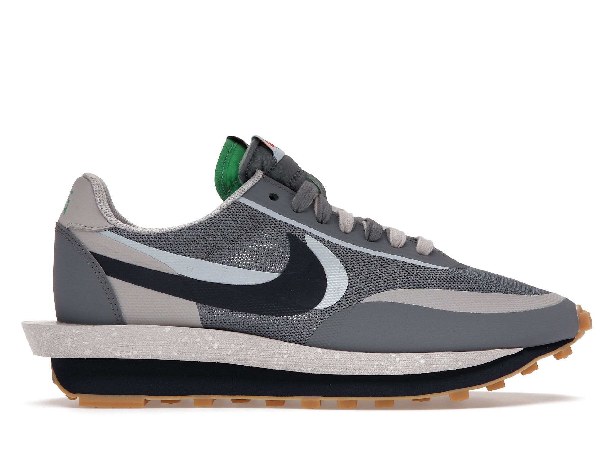 Best Replica Nike LD Waffle, Sacai CLOT Kiss of Death 2 Cool Grey - Colareps