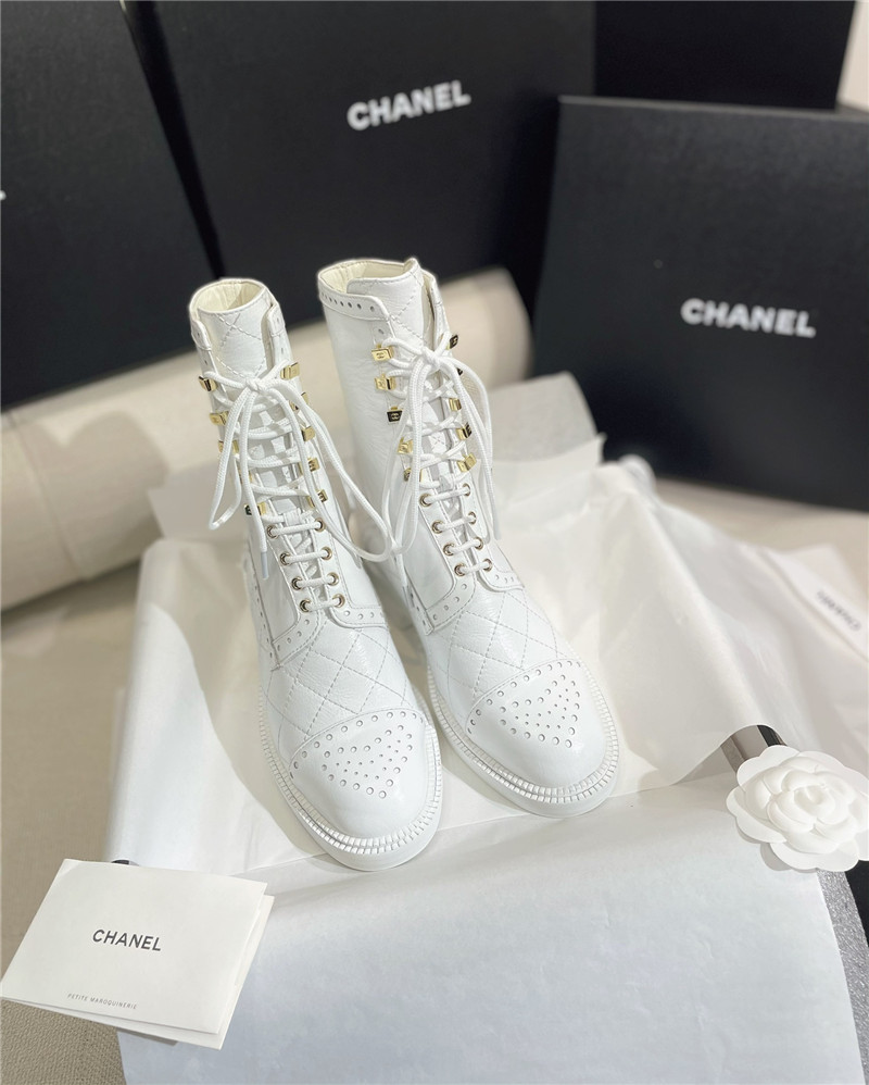 Best Replica chanel diamond leather flat martin boots - Colareps