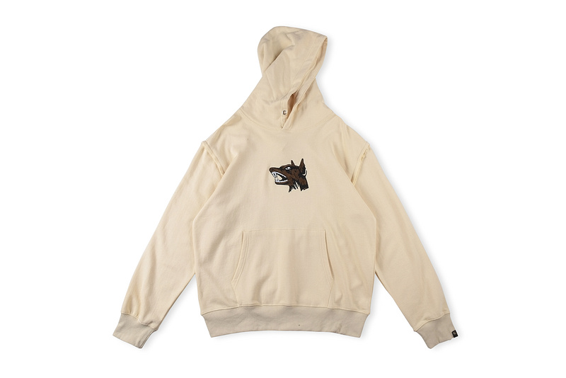 Best Replica Front Coyote Back Paws Printed Hoodie - Colareps
