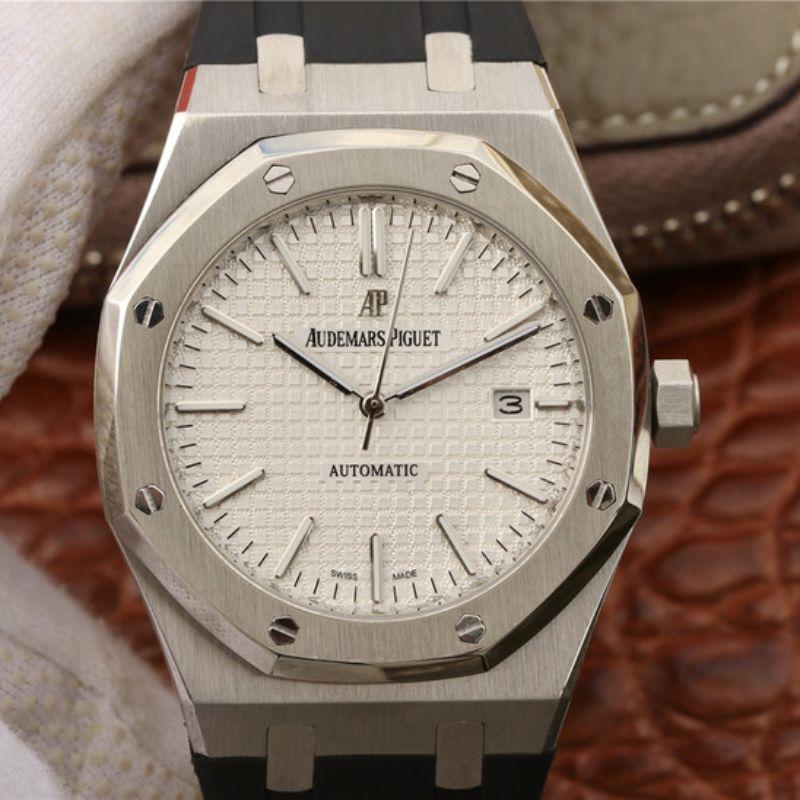 Best Replica Replica Audemars Piguet Royal Oak 15400 JF Factory 1:1 Best Edition Swiss ETA3120 White Dial - Colareps