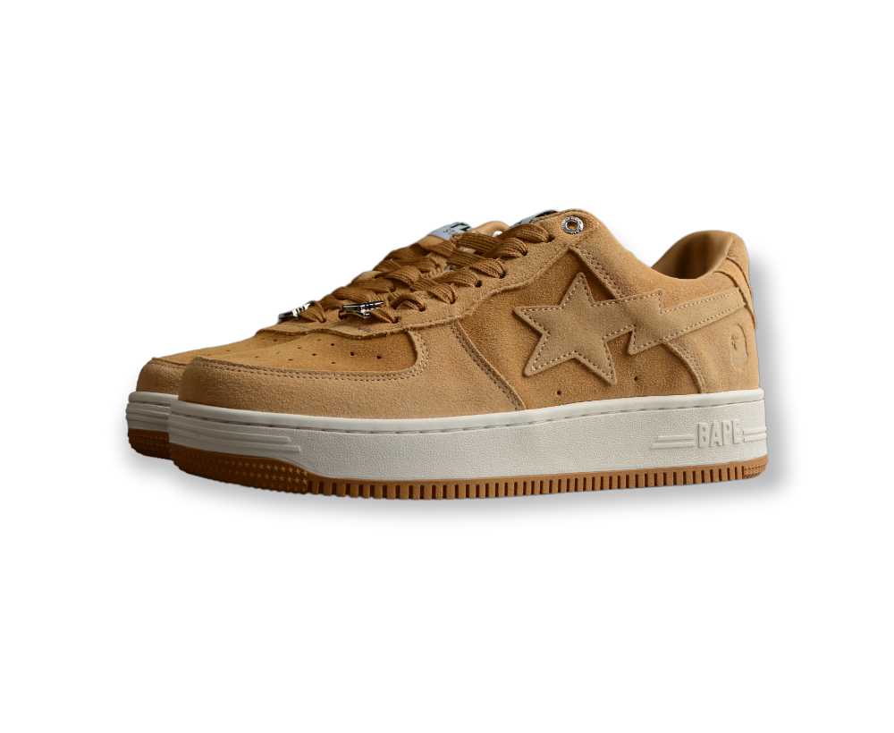 Best Replica A Bathing Ape Bape Sta Beige Suede - Colareps