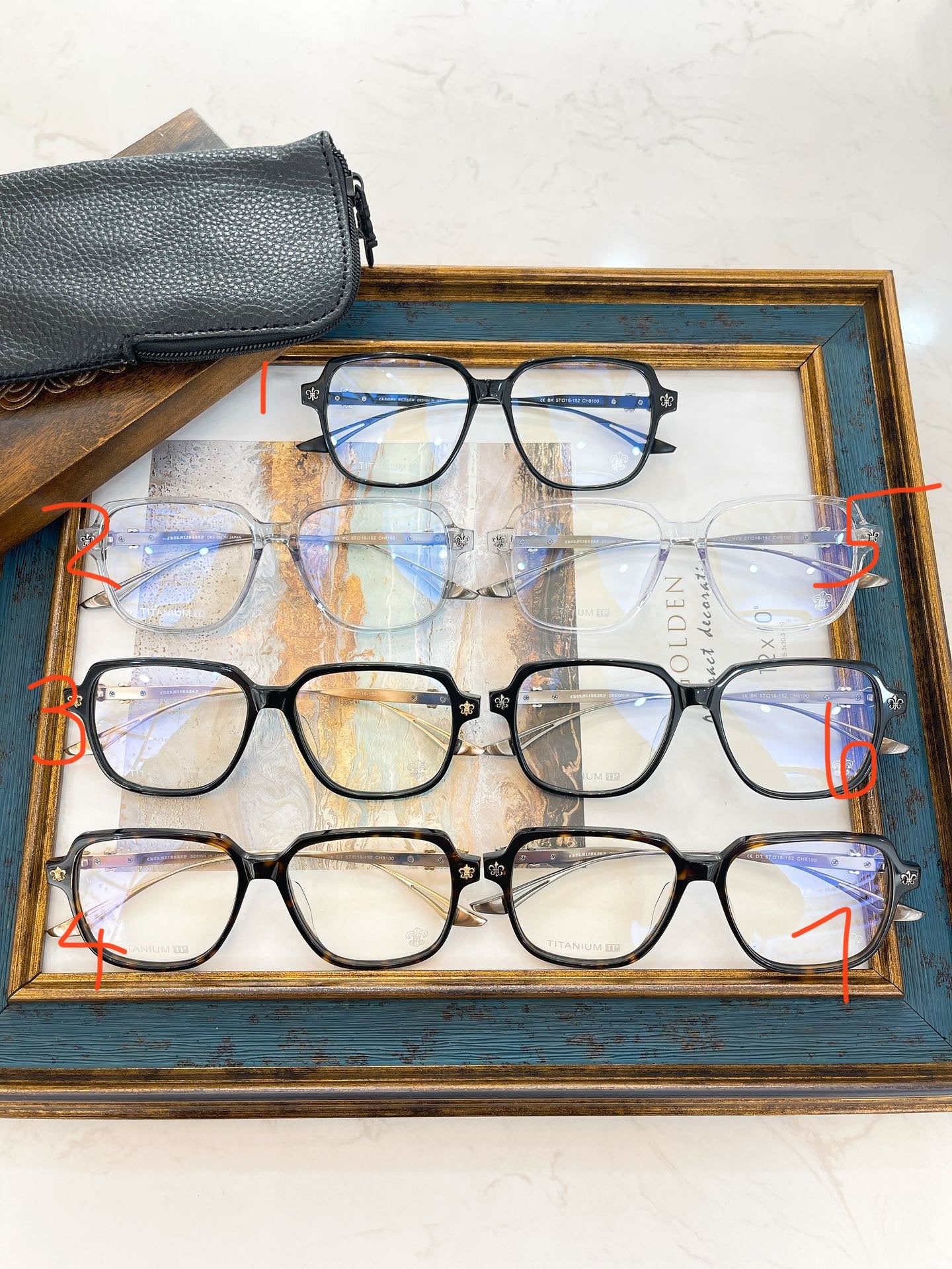 Best Replica Chrome Hearts eyewear/glasses - Colareps