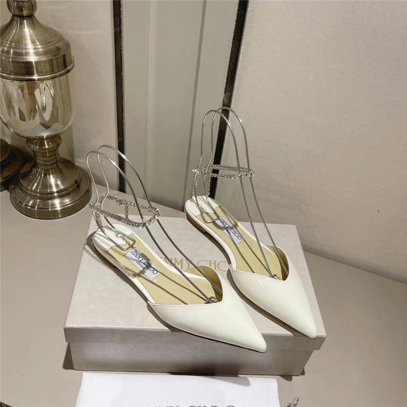 Best Replica Jimmy Choo spring and summer crystal chain pumps - Colareps