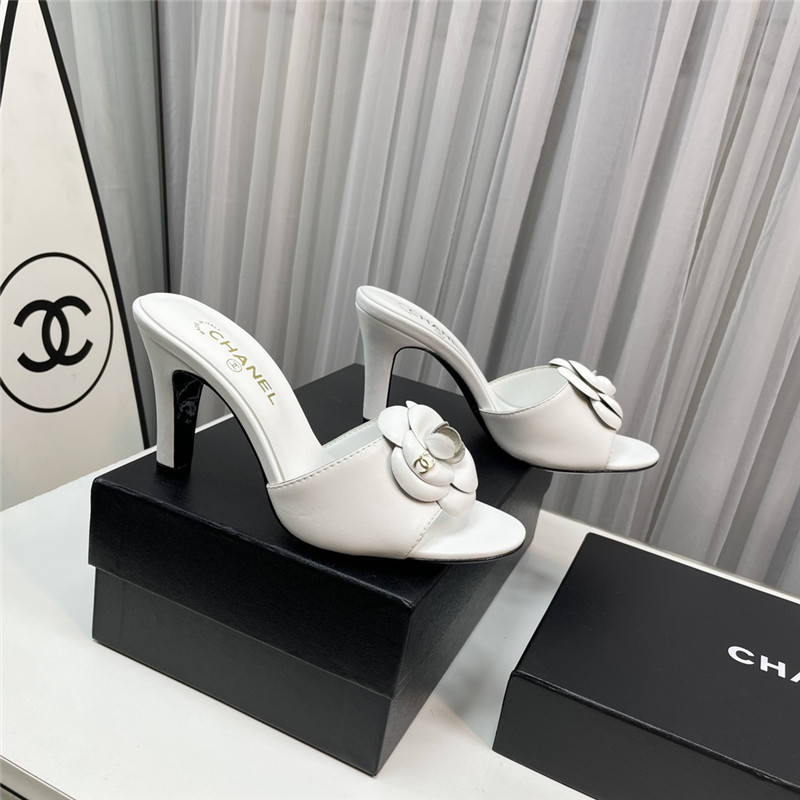 Best Replica Chanel Dupes new camellia slippers - Colareps