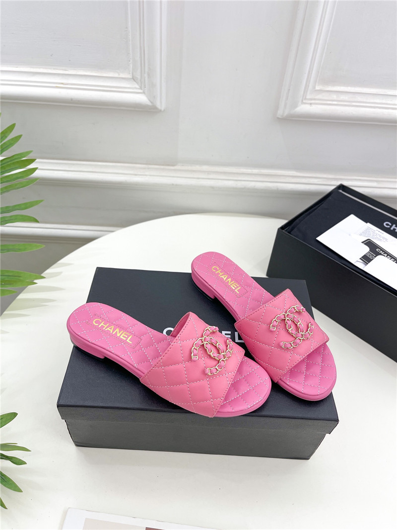 Best Replica Chanel counter classic double C buckle slippers - Colareps