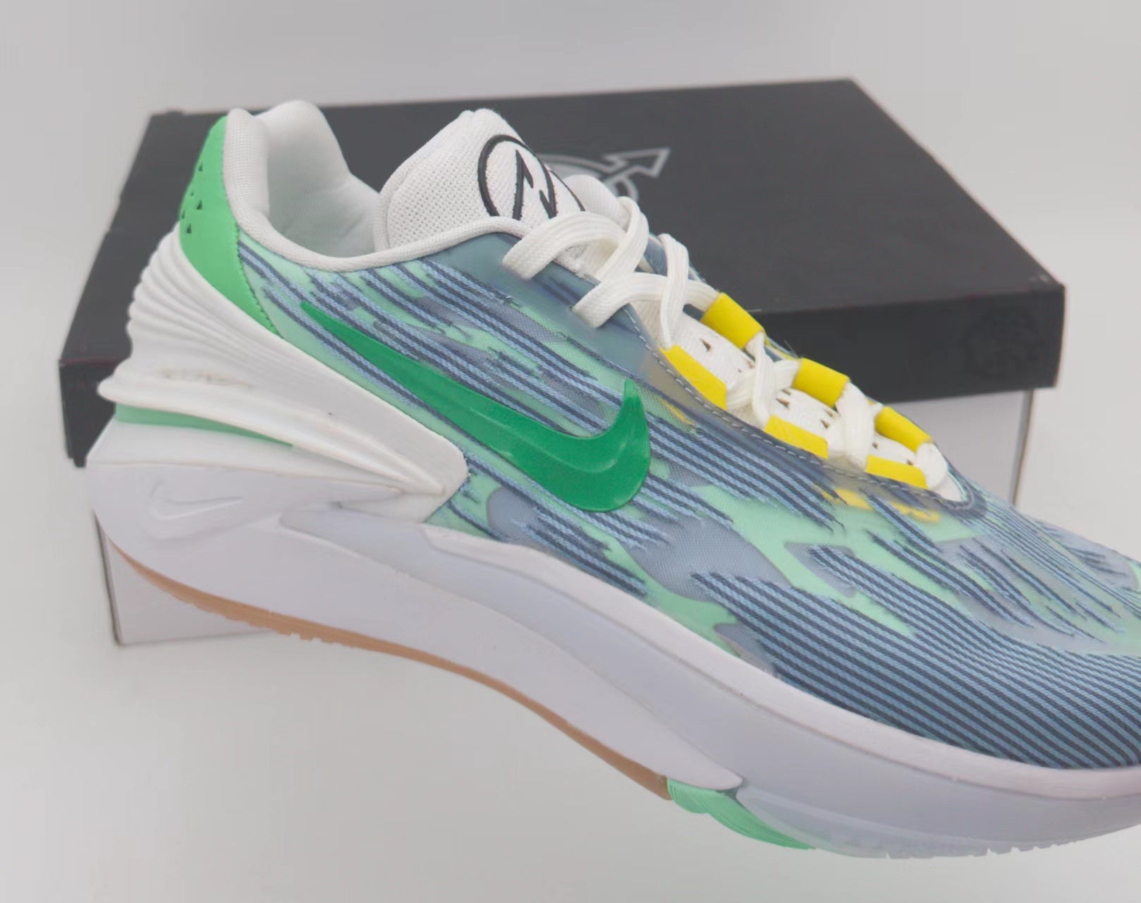 Best Replica NIKE ZOOM GT CUT 2 x BLUE GREEN GUM - Colareps