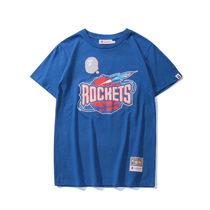 Best Replica Bape Rockets 93 Classic Cotton T Shirt 724 - Colareps