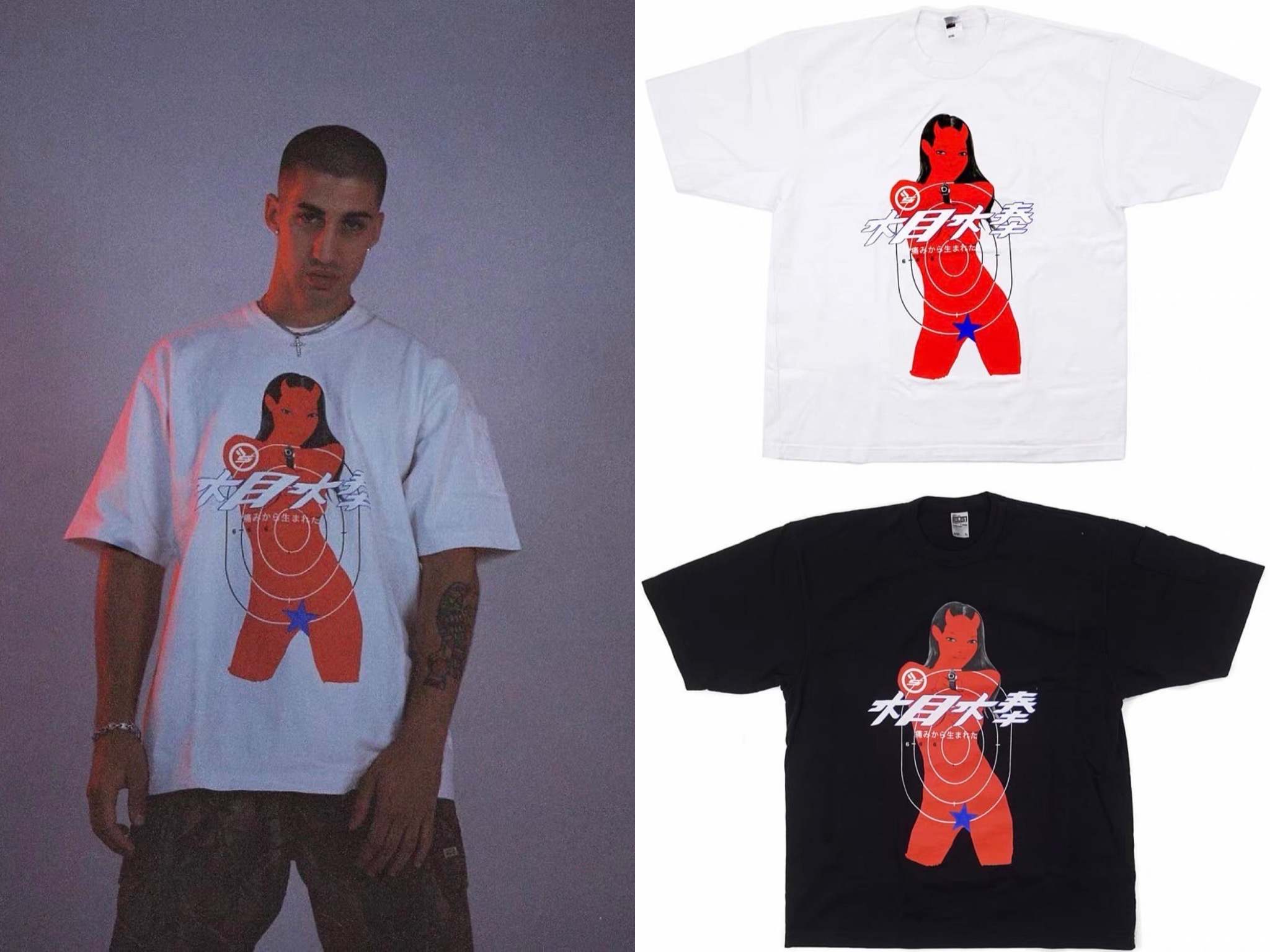 Best Replica 1:1 quality version Sicko.1993 aim naked women tee - Colareps