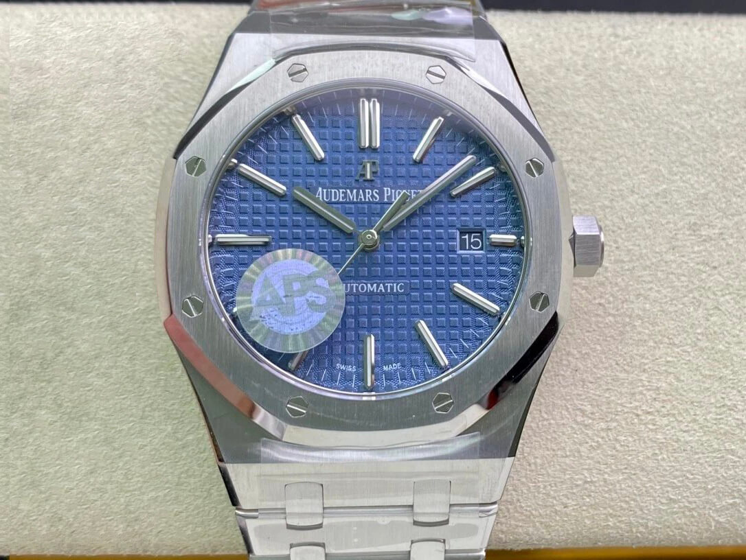 Best Replica Replica Audemars Piguet Royal Oak 15400ST.OO.1220ST.03 1:1 Best Edition APS Factory Blue Dial - Colareps