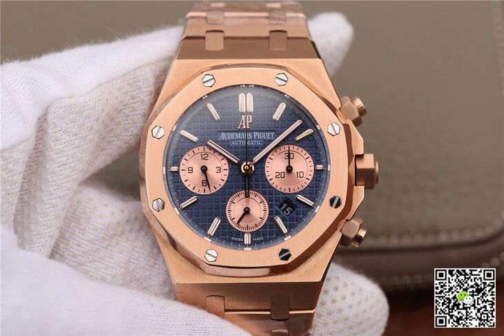 Best Replica Replica Audemars Piguet Royal Oak Chronograph 26331OR.OO.1220OR.01 1:1 Best Edition OM Factory Rose Gold - Colareps