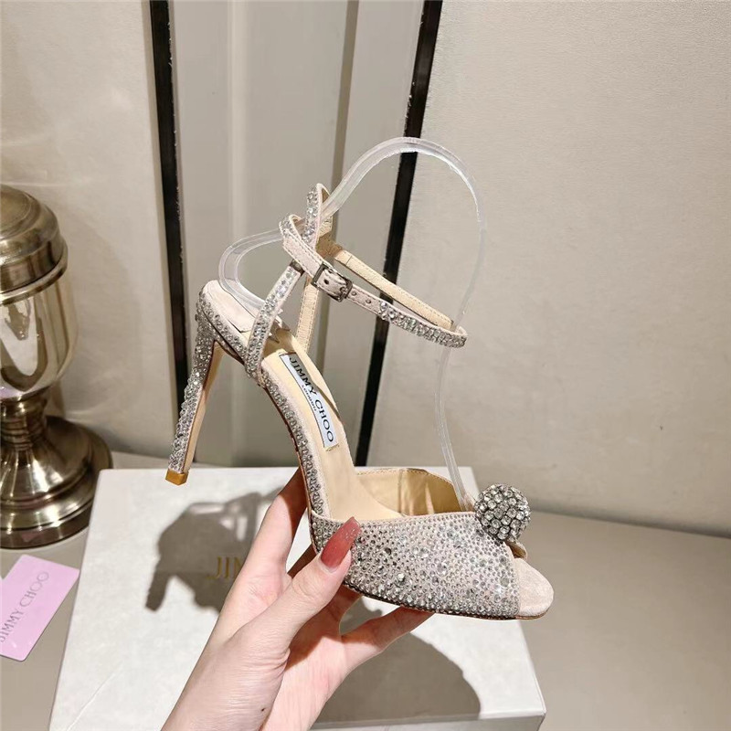 Best Replica Jimmy Choo Buckle Heeled Sandals - Colareps