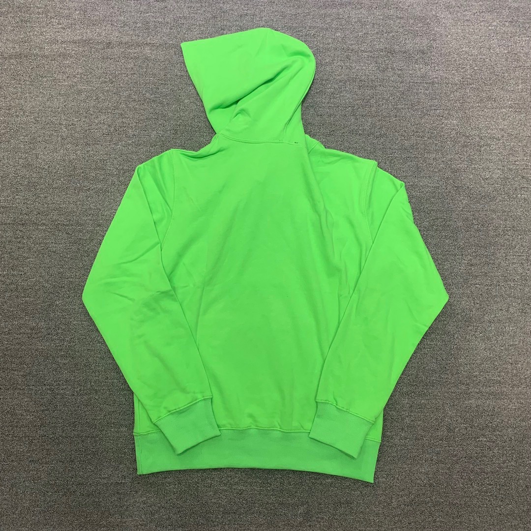 Best Replica Young Thug Sp5der-White letters green hoodie - Colareps