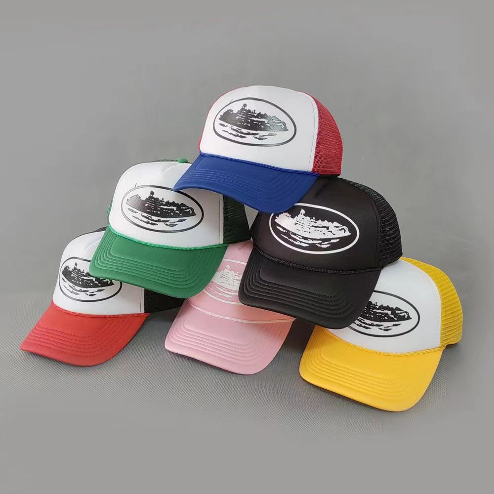 Best Replica 1:1 quality version Corteiz Cruise print mesh breathable sunscreen sun hat - Colareps