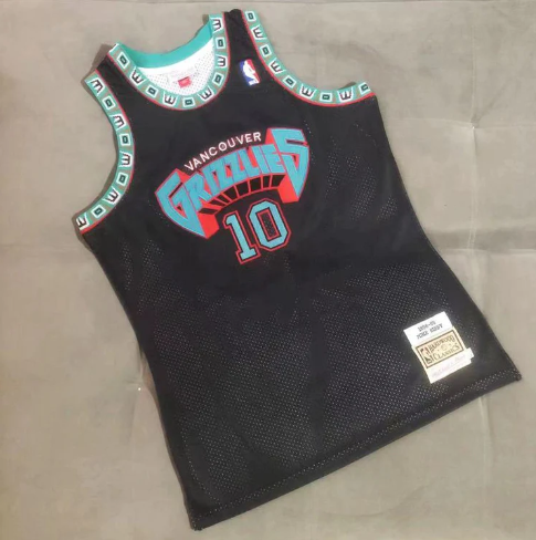 Best Replica MIKE BIBBY MEMPHIS GRIZZLIES VANCOUVER THROWBACK JERSEY - Colareps
