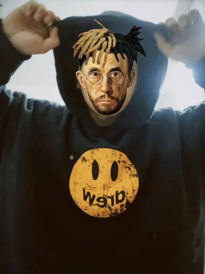 Best Replica Drew House Black Crack Hoodie - Colareps