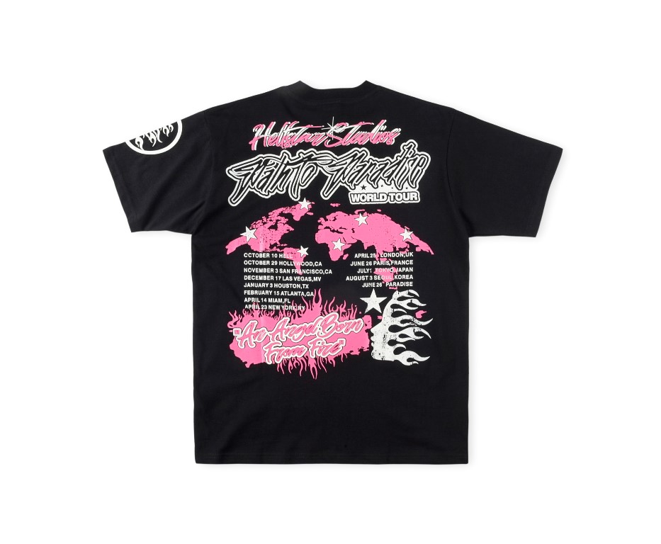 Best Replica 1:1 quality version Fire Kids World Tour printed  tee - Colareps