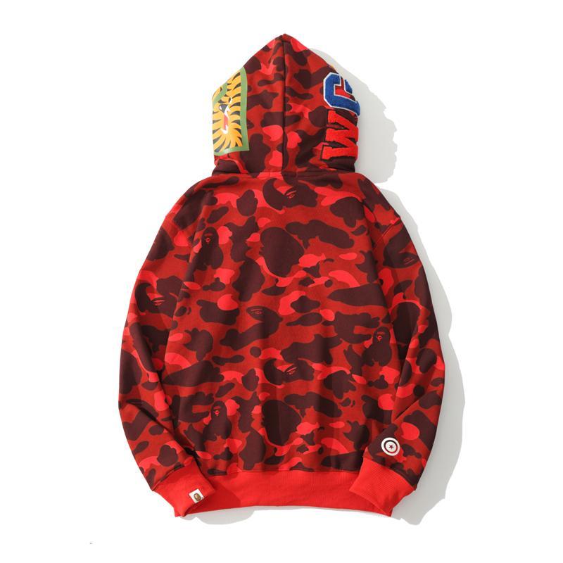 Best Replica BAPE 1st Color Camo Shark Double Full Zip Hoodie - Colareps