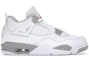 Best Replica Jordan 4 Retro White Oreo extended size - Colareps