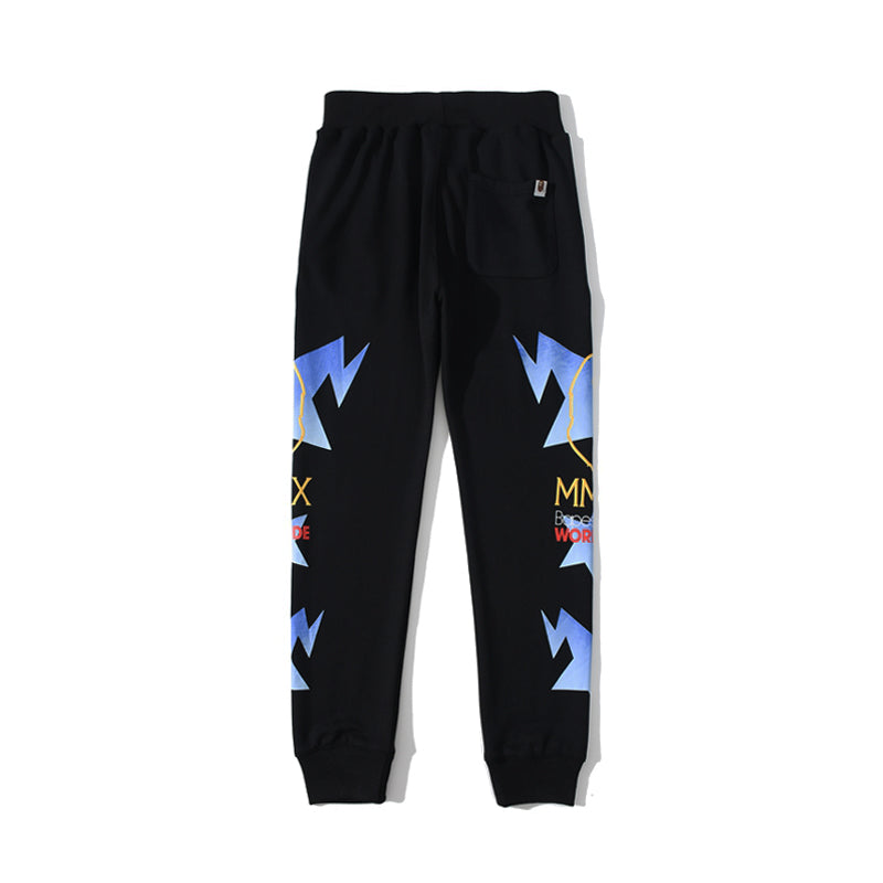 Best Replica BAPE MMXX Track Pants Sweatpants Black HDCP8785 - Colareps
