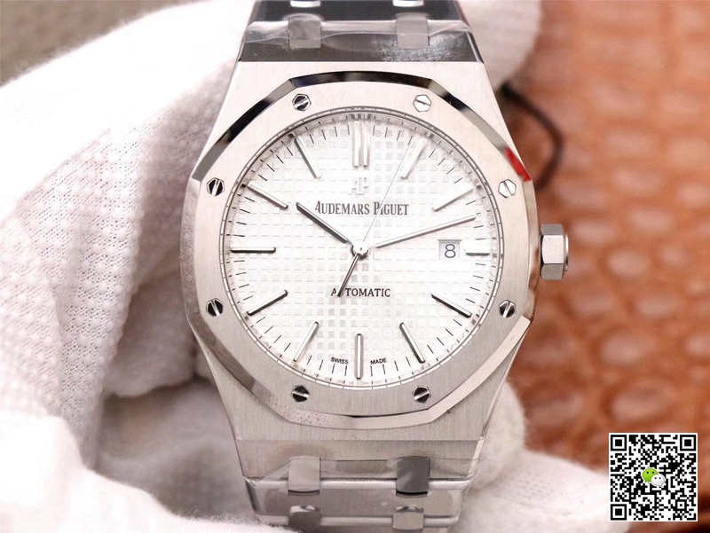 Best Replica Replica Audemars Piguet Royal Oak 15400ST.OO.1220ST.02 1:1 Best Edition ZF Factory White Dial Swiss ETA3120 - Colareps