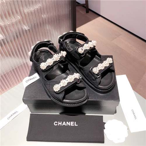 Best Replica chanel flat beach shoes sandals - Colareps