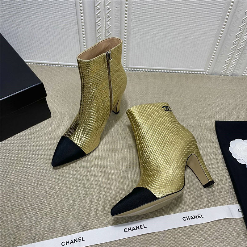 Best Replica chanel high-heeled ankle boots - Colareps