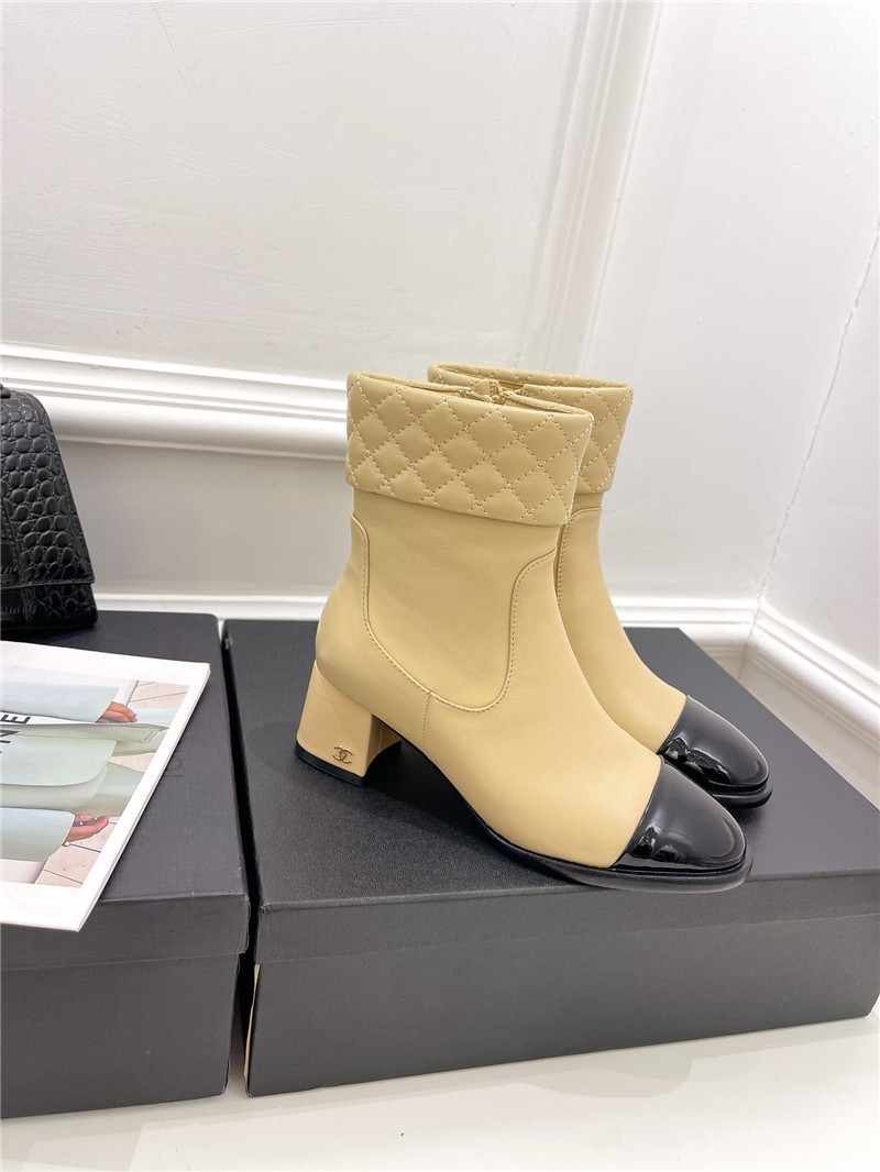 Best Replica Chanel rhombus ankle boots - Colareps