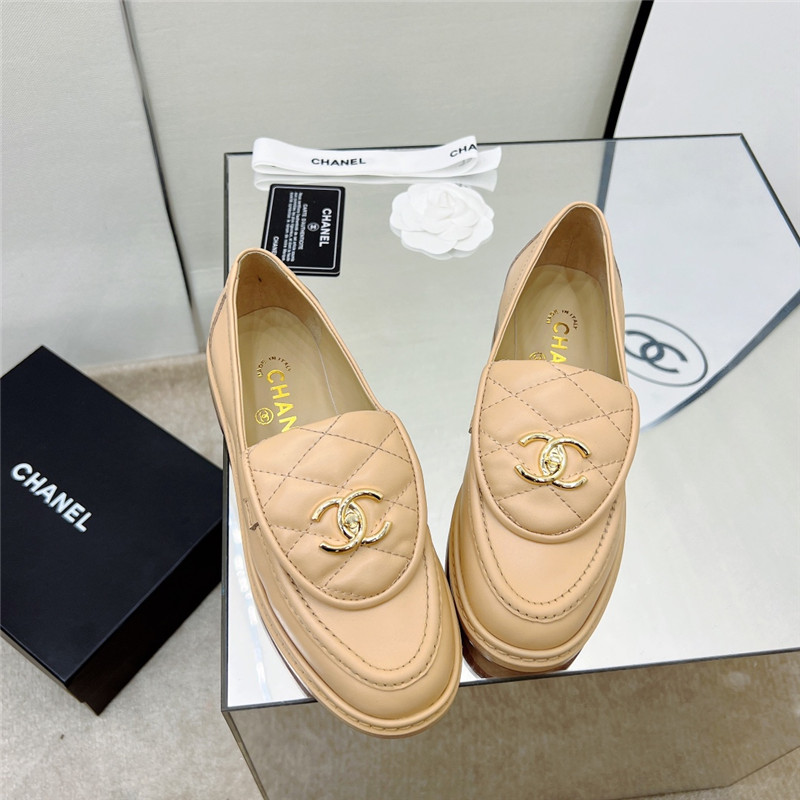 Best Replica chanel classic diamond logo loafers - Colareps