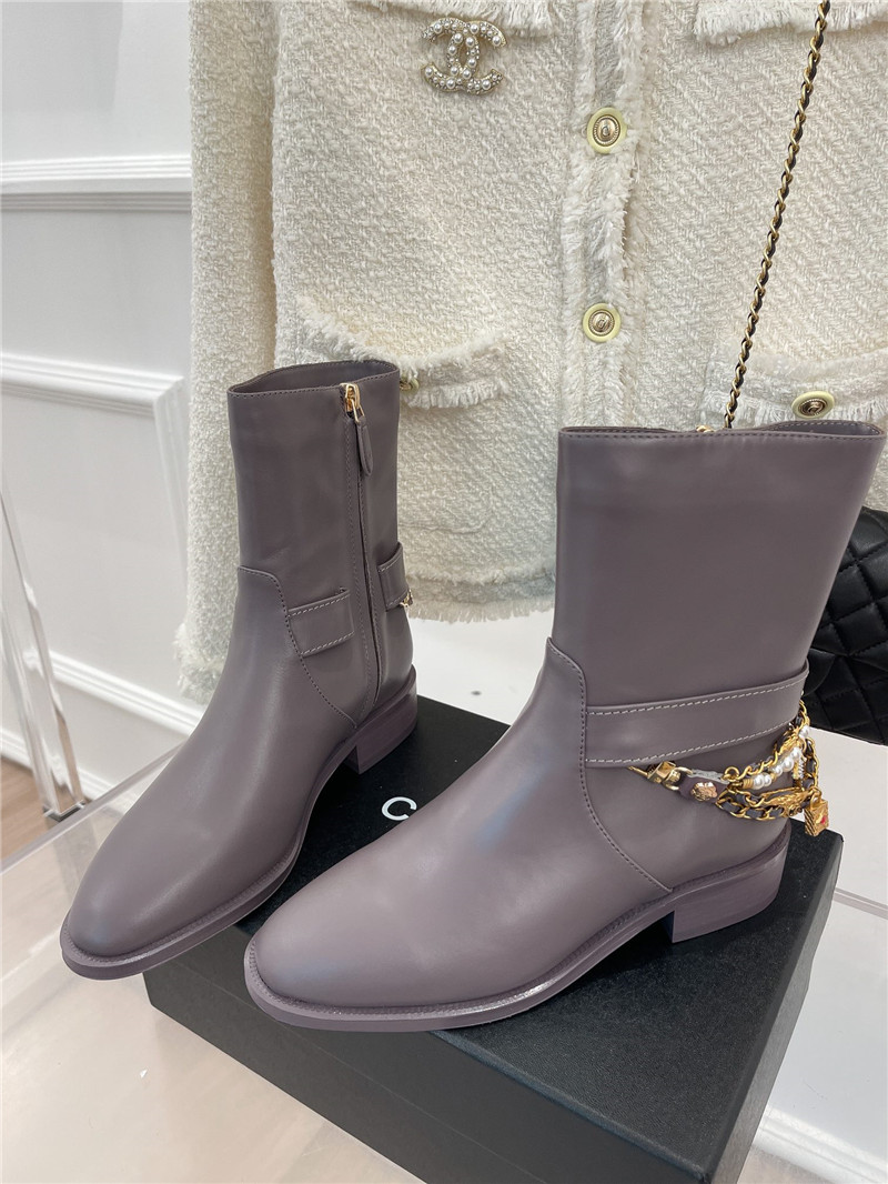 Best Replica chanel classic jewel chain ankle boots - Colareps