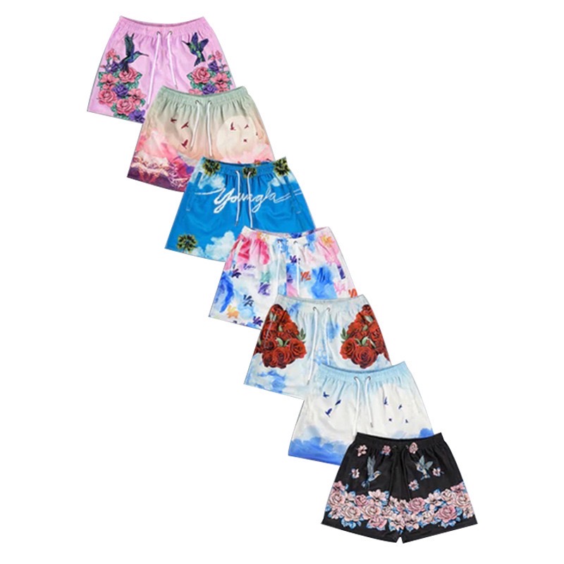 Best Replica [Buy more Save more]Young LA flowers & birds shorts- - Colareps
