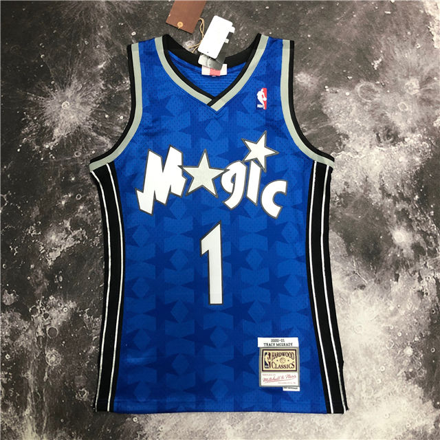 Best Replica TRACY MCGRADY ORLANDO MAGIC THROWBACK JERSEY (HEAT APPLIED) - Colareps