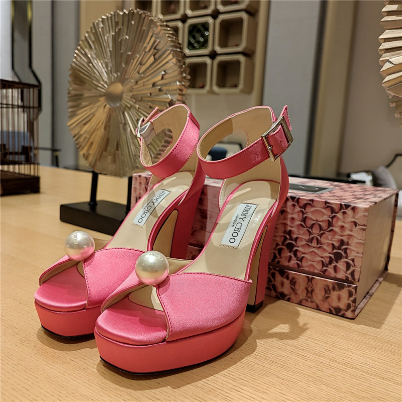 Best Replica jimmy choo high heel diamond chain sandals - Colareps