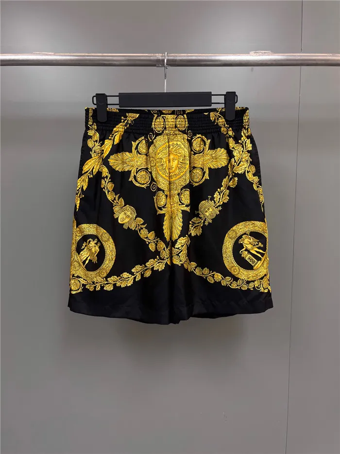 Best Replica 2023ss Versace Pure Silk Shorts - Colareps