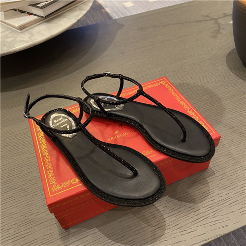 Best Replica rene caovilla flat sandals - Colareps