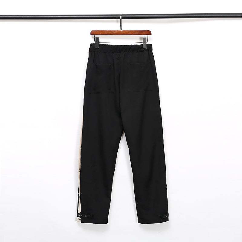 Best Replica Fear of God Velcro Breasted Ribbon Long Pants Street Hip Hop Loose Sweatpants 216 - Colareps