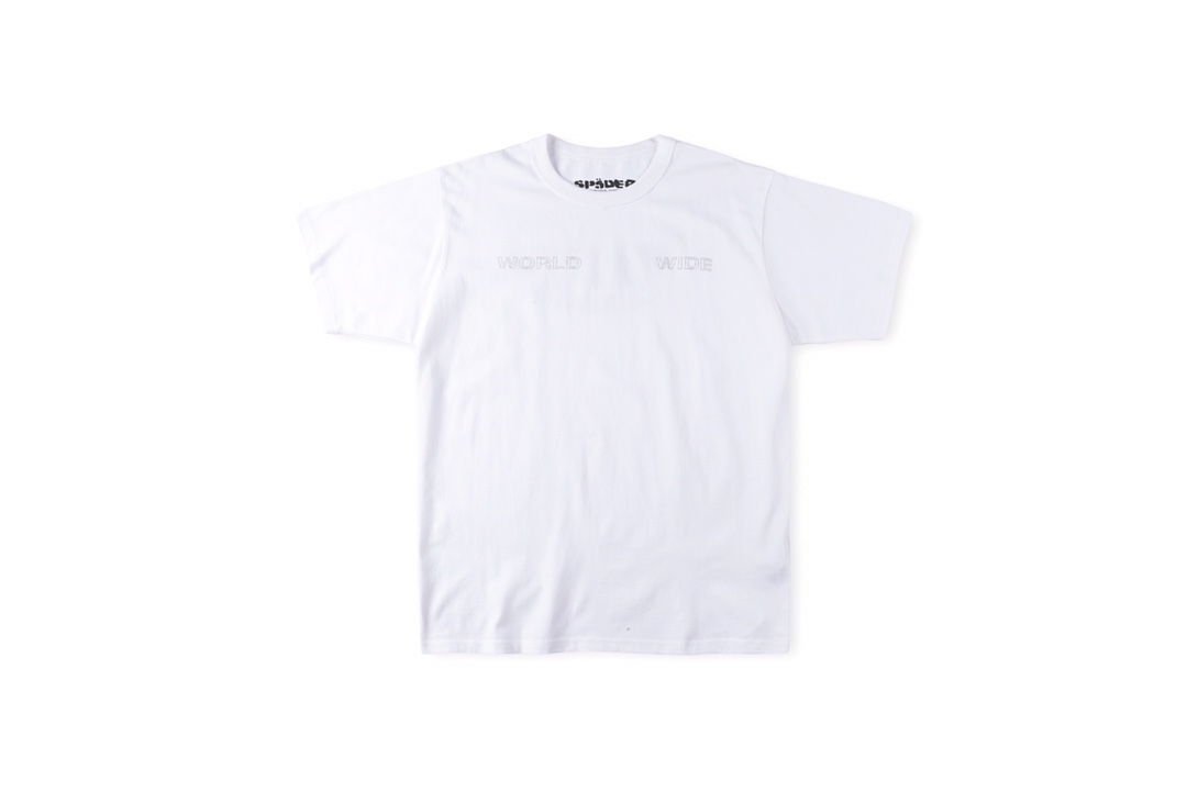 Best Replica Flash diamond letters cow horn print tee - Colareps