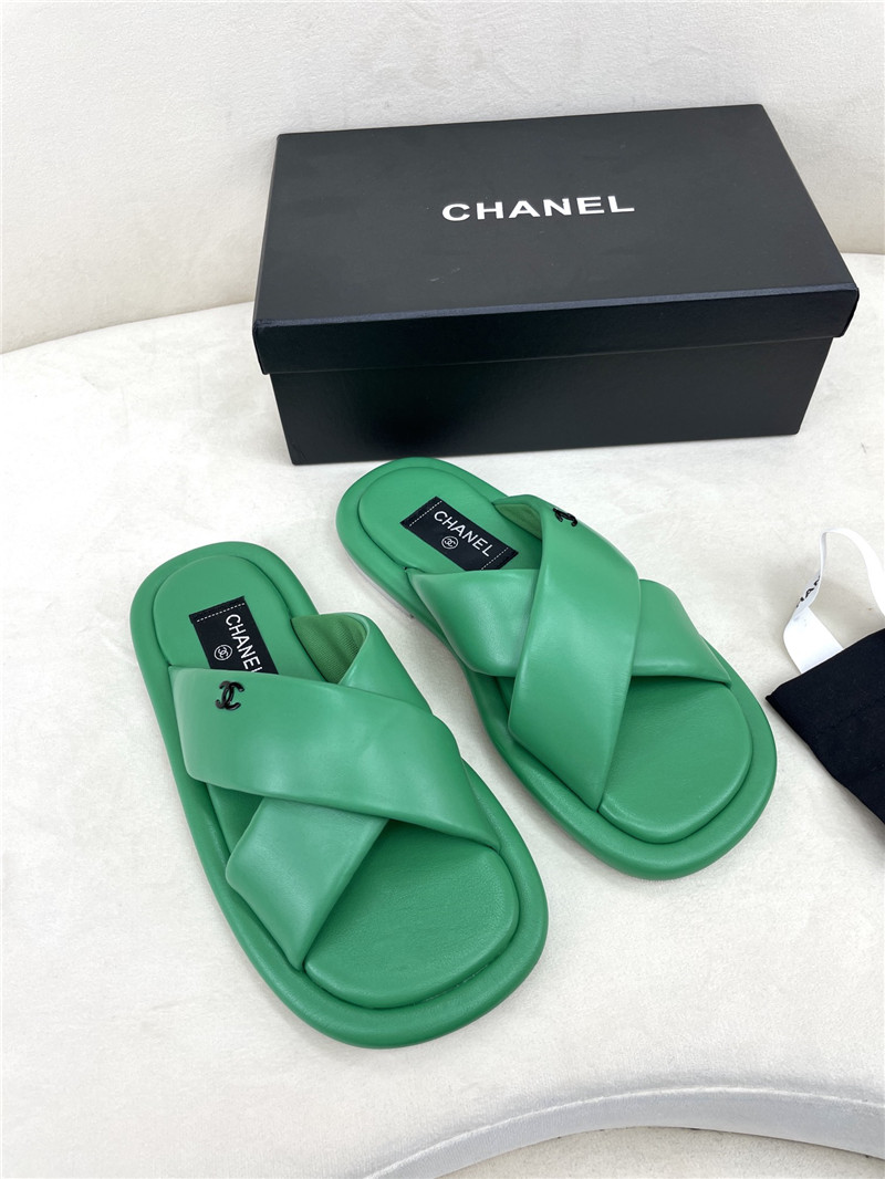 Best Replica Chanel Flat Dupes slippers - Colareps