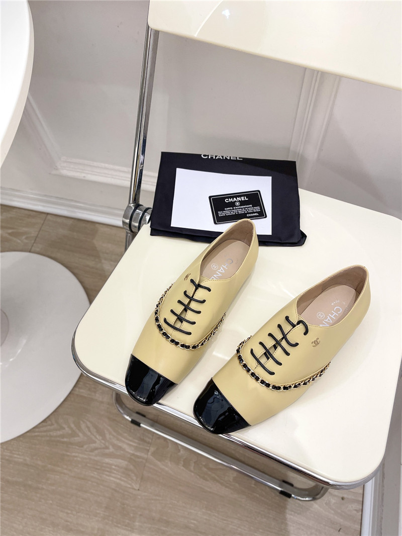Best Replica Chanel catwalk chain lace-up shoes - Colareps