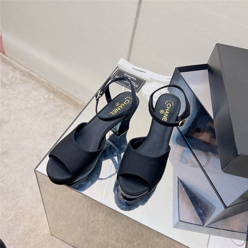 Best Replica chanel platform pumps - Colareps